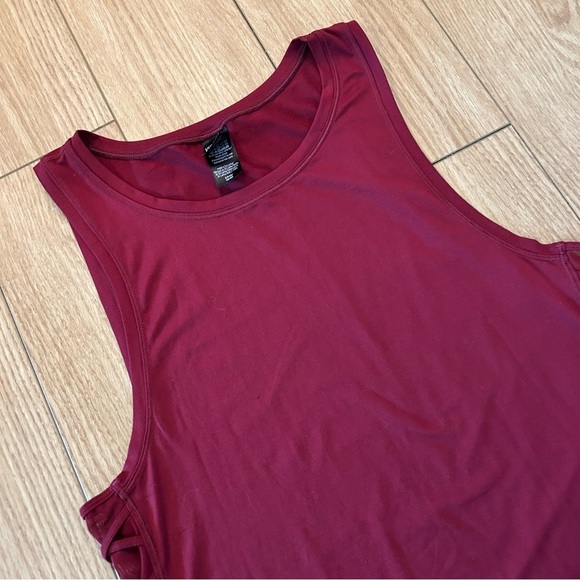 Victoria's Secret Sport Sleeveless Tank Top | Burgundy Red | Small Y2K Vintage - Picture 4 of 8